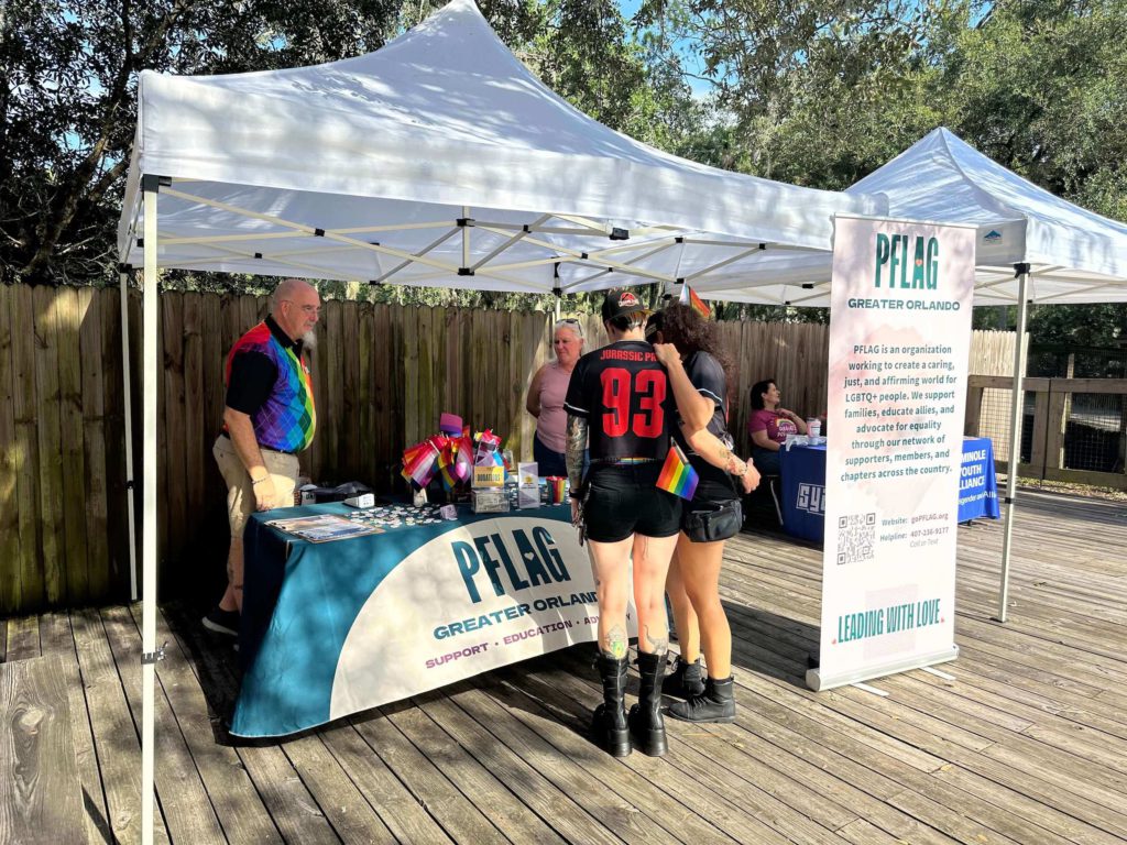 PFLAG Booth at the Zoo